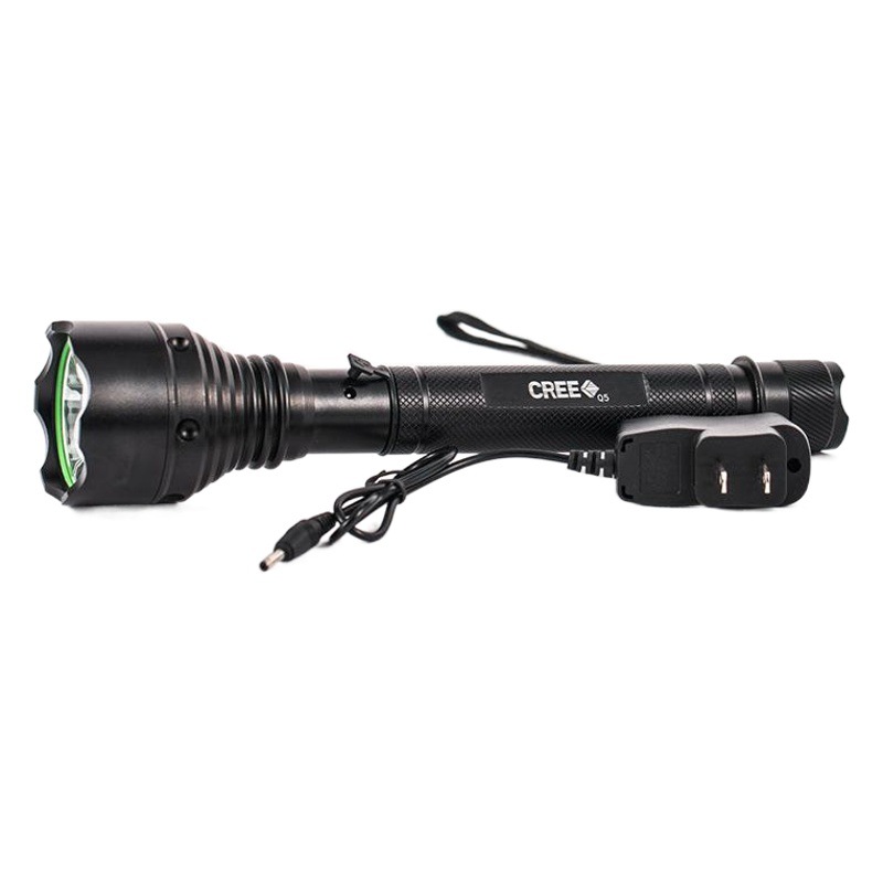 Outdoor high-power flashlight Q5 aluminum alloy rechargeable flashlight Patrol flashlight night fishing light Wholesale