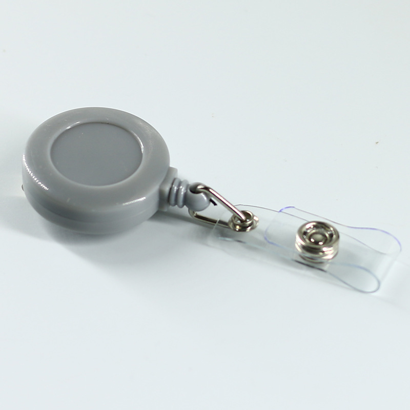 Picture of Cross-Border Retractable Plastic Badge Holder with Retractable Buckle, Id Card Holder with Lanyard, Easy-To-Use Work Badge, Multifunctional