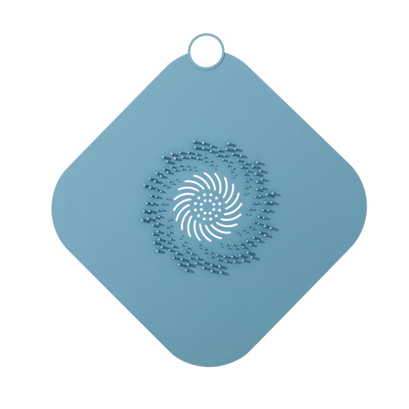 Picture of Sink anti-clogging silicone floor drain cover bathroom drain hair anti-clogging filter sewer filter