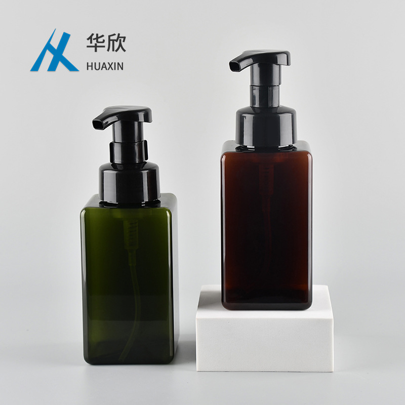 Factory spot 450mlpetg mousse foaming bottle pressing hand sanitizer bottle cosmetic foam sub-bottling