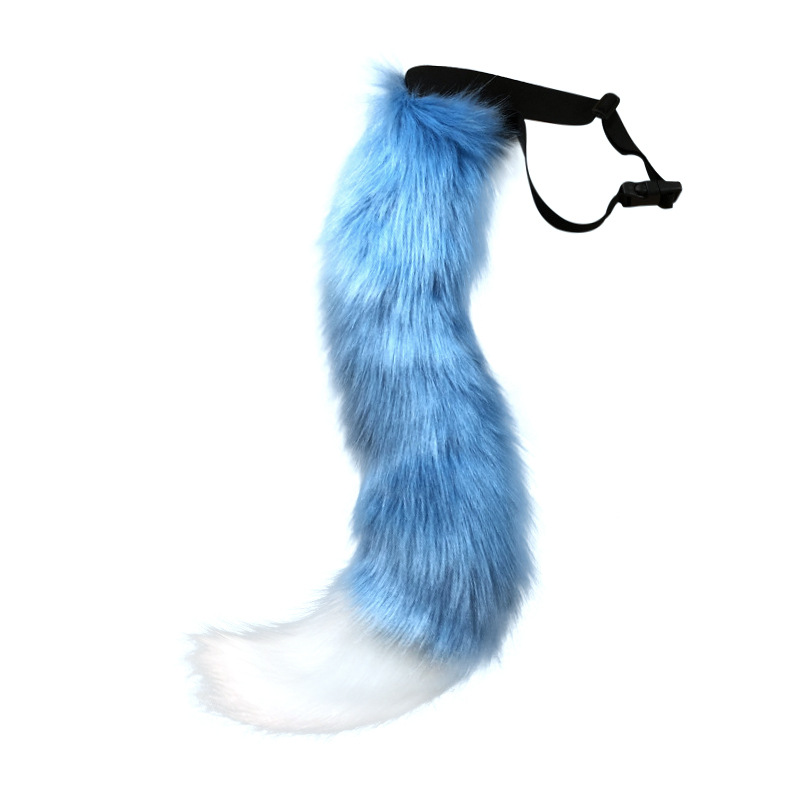 Picture of Halloween Amazon wish explosion simulation fox tail cosplay stuffed animal tail accessories can be concave shape