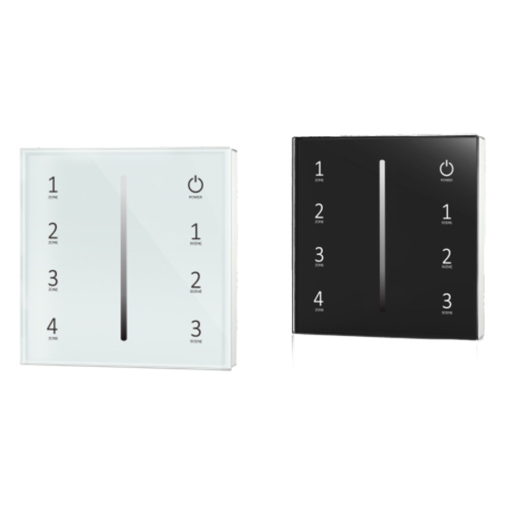 SAA/CE Certified 100-1000W 86 Infrared Remote Control Tempered Knob Touch SCR Dimmer