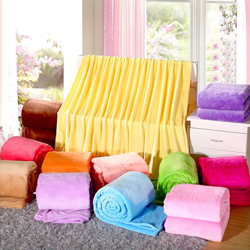 Picture of Small blanket winter coral blanket flannel single double bed sheet thickened female student dormitory quilt nap blanket