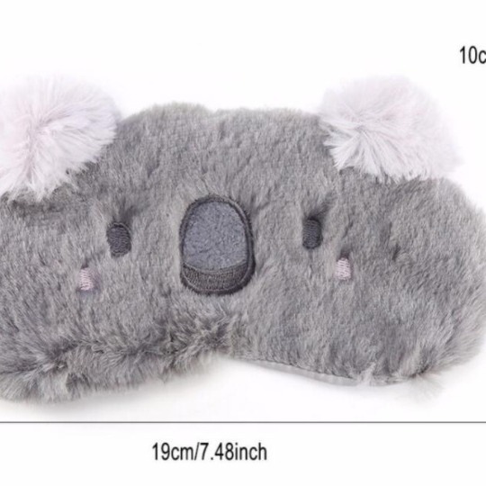 Picture of Japanese-Style Soft and Adorable Penguin Eye Mask, Plush Breathable Cotton, Cute Cartoon Design, Light-Blocking, Eye Protection for Men, Women, and Children