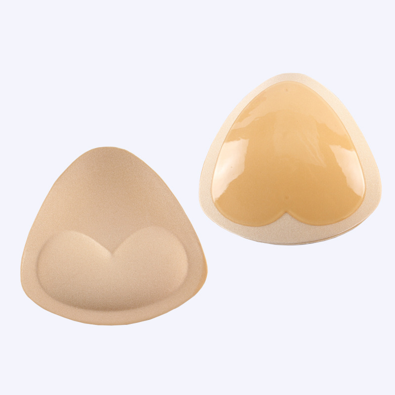 Picture of Triangle Silicone Chest Patch Women's Push-up Self-adhesive Chest Pad Invisible Thickened Sponge Pad Swimwear Bikini Underwear Insert