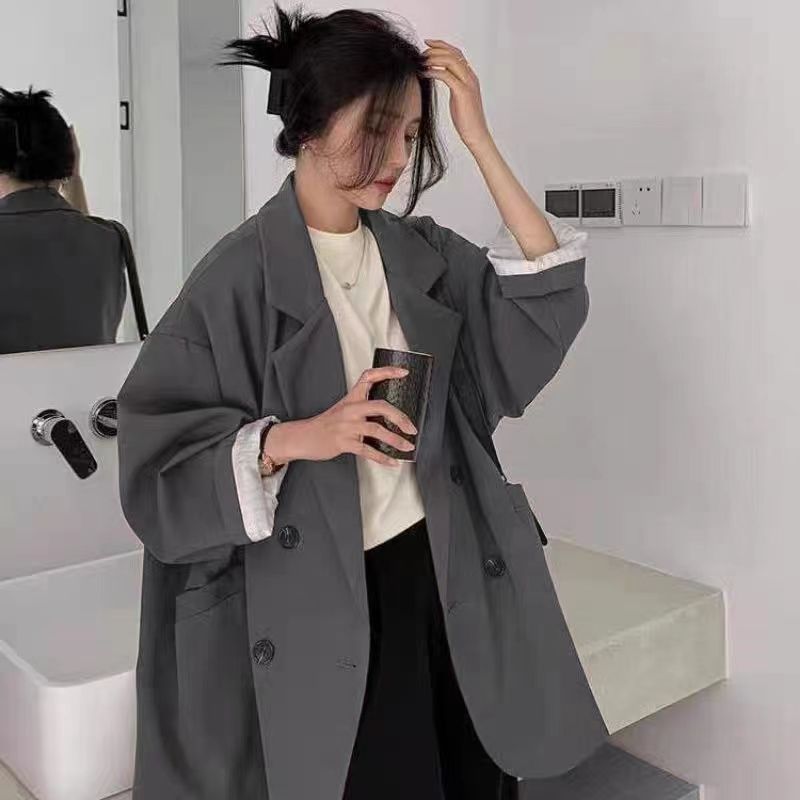 Picture of 2024 Spring and Autumn New Small Suit Jacket Women's Fashion Korean Style Loose College Style Suit Women's Top Trendy