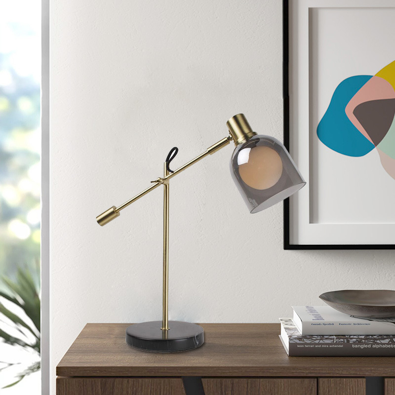 Nordic Light Luxury Table Lamp Designer Creative Living Room Atmosphere Bedroom Bedside Lamp Model Room High-end Hotel Lamps