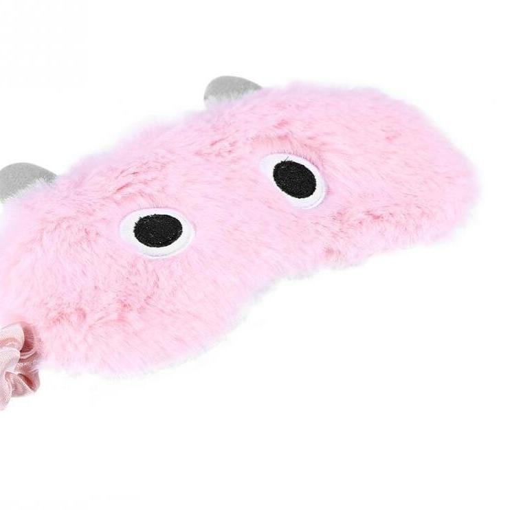 Picture of Japanese-Style Soft and Adorable Penguin Eye Mask, Plush Breathable Cotton, Cute Cartoon Design, Light-Blocking, Eye Protection for Men, Women, and Children