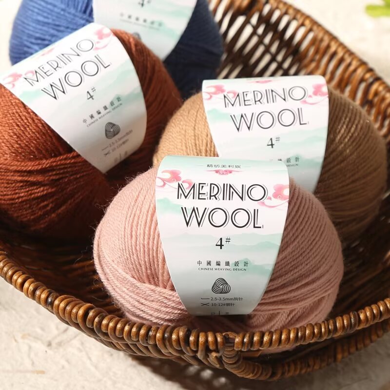Wool thread hand-woven scarf diy alpaca wool wool ball sweater thread