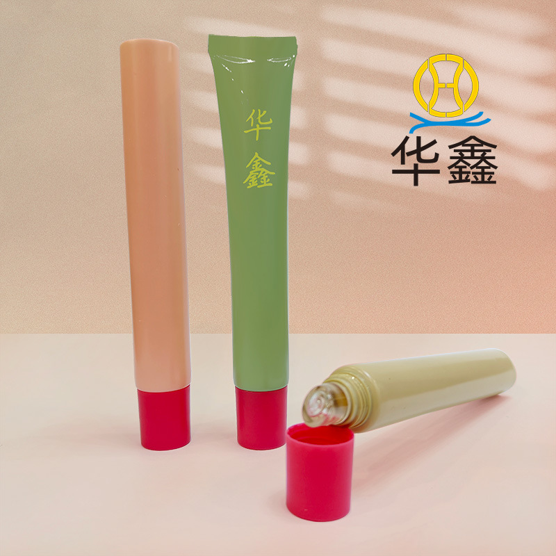 Silicone head lipstick tube packaging material 20g massage silicone hose packaging cosmetics manufacturers pe hose ABL aluminum plastic tube