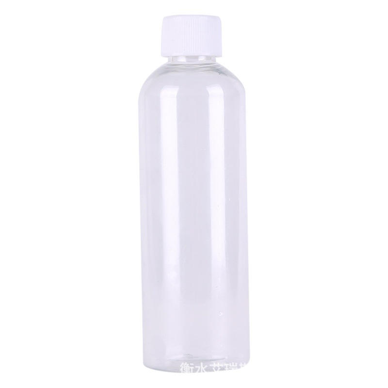 Transparent Plastic Bottle 10 20 30 100 ml Pet Sub-Bottle Small Mouth White Cap Medicine Bottle Cosmetic Liquid Bottle