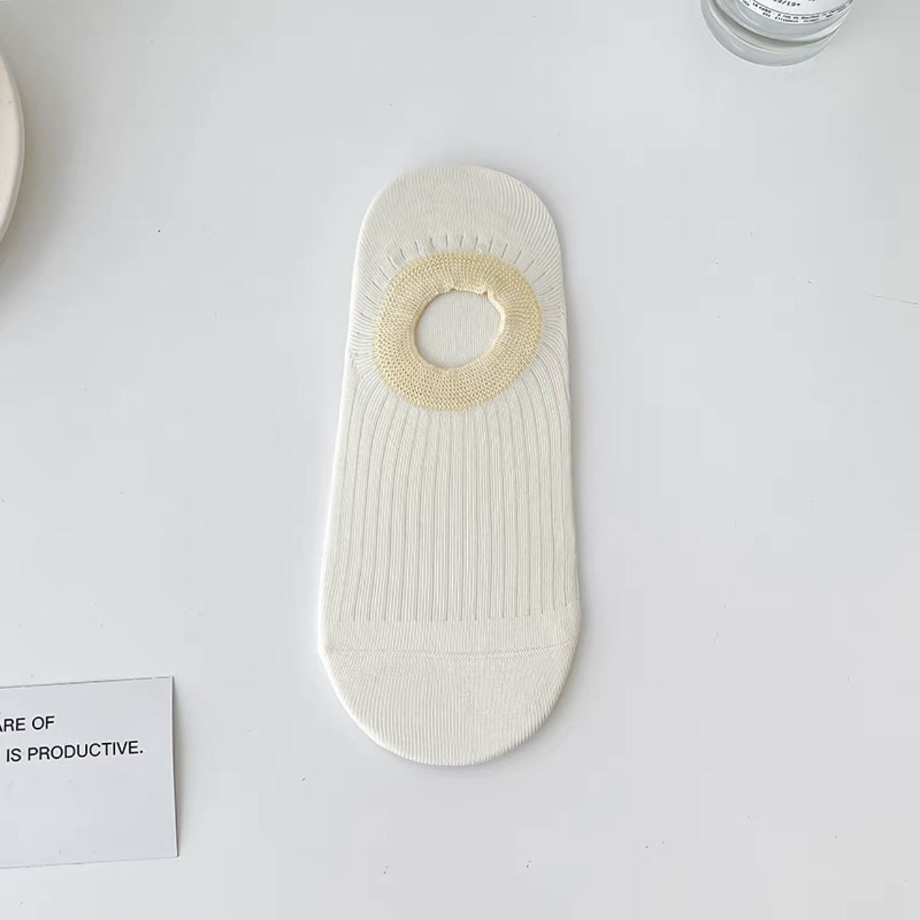 Picture of Socks women's cotton boat socks do not fall with dopamine invisible socks summer shallow mouth heel dispensing socks Zhuji socks
