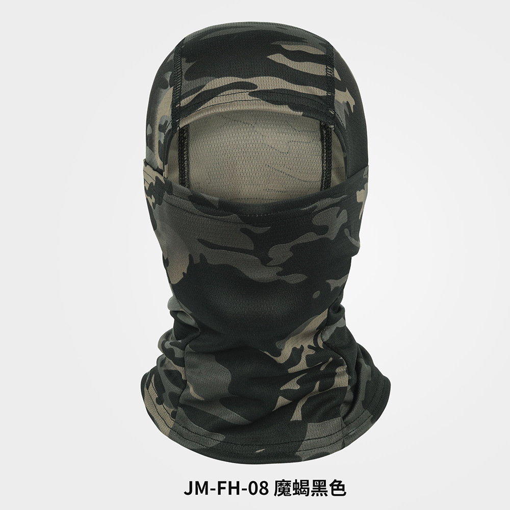 Picture of Outdoor Sports Dust-proof Sunscreen Riding Headgear Motorcycle Helmet Mask Summer Camouflage Balaclava Hat