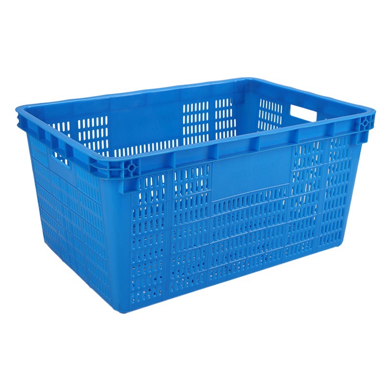Thickened plastic turnover basket 680 long hollow-shaped basket storage box basket plastic frame fruit frame box large frame