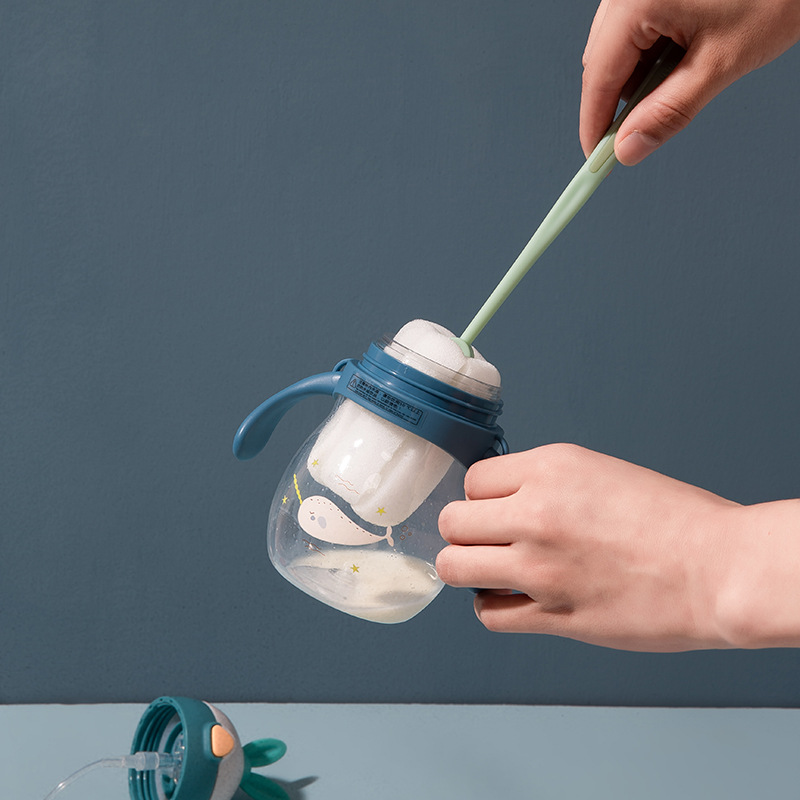Picture of Cup Brush, Cup Washing Artifact, Water Cup Cleaning, Long Handle, Bottle Washing Brush, No Dead Ends, Tea Stain Removal Sponge, Small Brush
