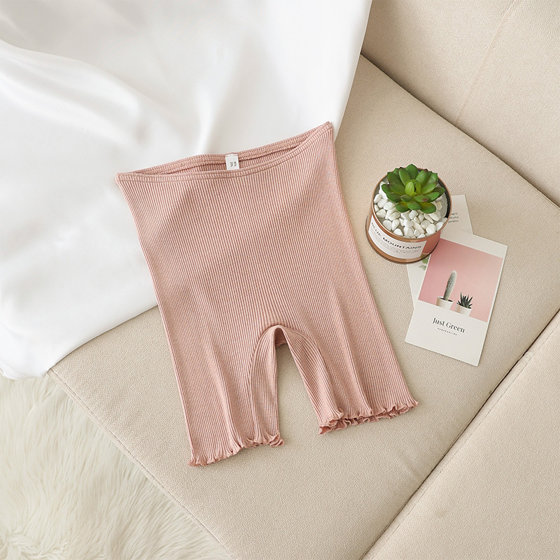Picture of Yu Yuechun Summer Thin Mulberry Silk Knitted Threaded Safety Pants High Elastic Silk Seamless Leggings Boxer Briefs