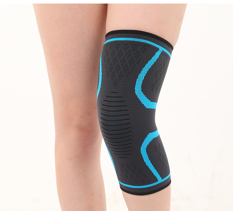 Picture of Maxwell Sports Knee Protector Double Corrugated Non-slip Elastic Warm Nylon Knitted Protector Outdoor Cycling Mountaineering Protector