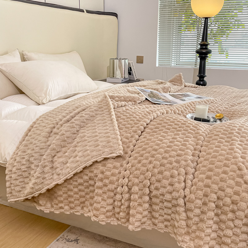 Picture of Tortoise Velvet Blanket Winter Thickened Velvet Nap Cover Blanket Bed Sheet Dormitory Student Coral Flannel Quilt