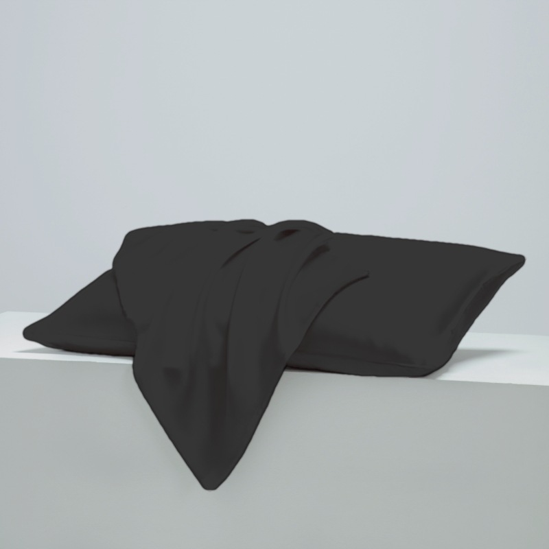 Picture of Foreign Trade Amazon Cross-Border Solid Color Satin Imitation Silk Pillowcase Silk Pillowcase Pocket Pillow