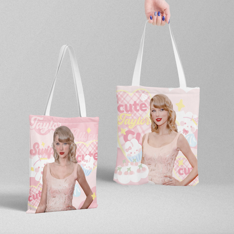 Taylor canvas bag 36x 39cm concert around the same push Korean handbag shoulder shopping bag