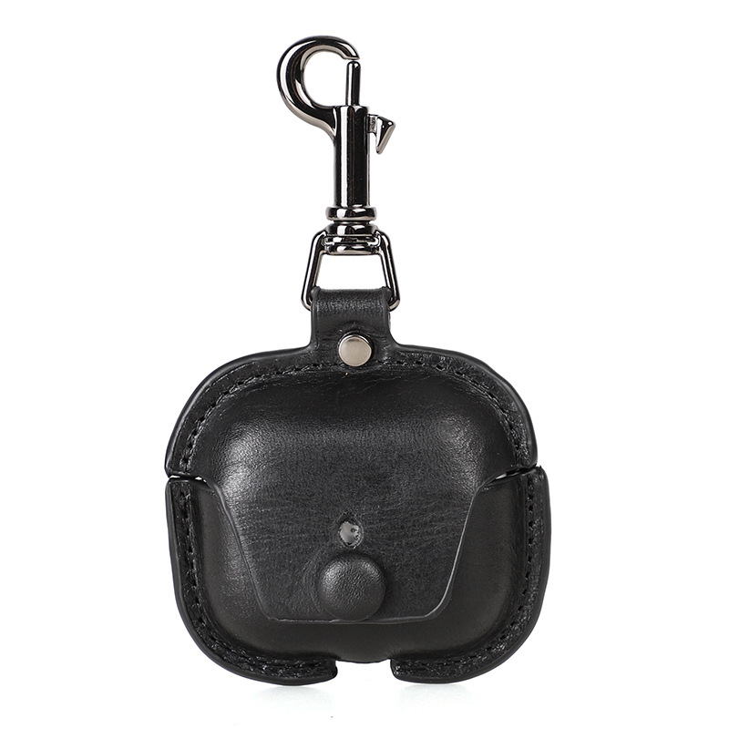 Picture of Suitable for airpods3 Protective Case Leather Hanging Buckle Portable Drop-resistant Apple Third Generation Bluetooth Headset Leather in stock