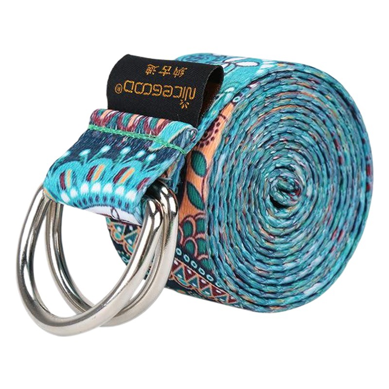 Nagudi Color Polyester Yoga Iyengar Sports Dance Stretch Open Back Bold Lengthen Home Tension Belt