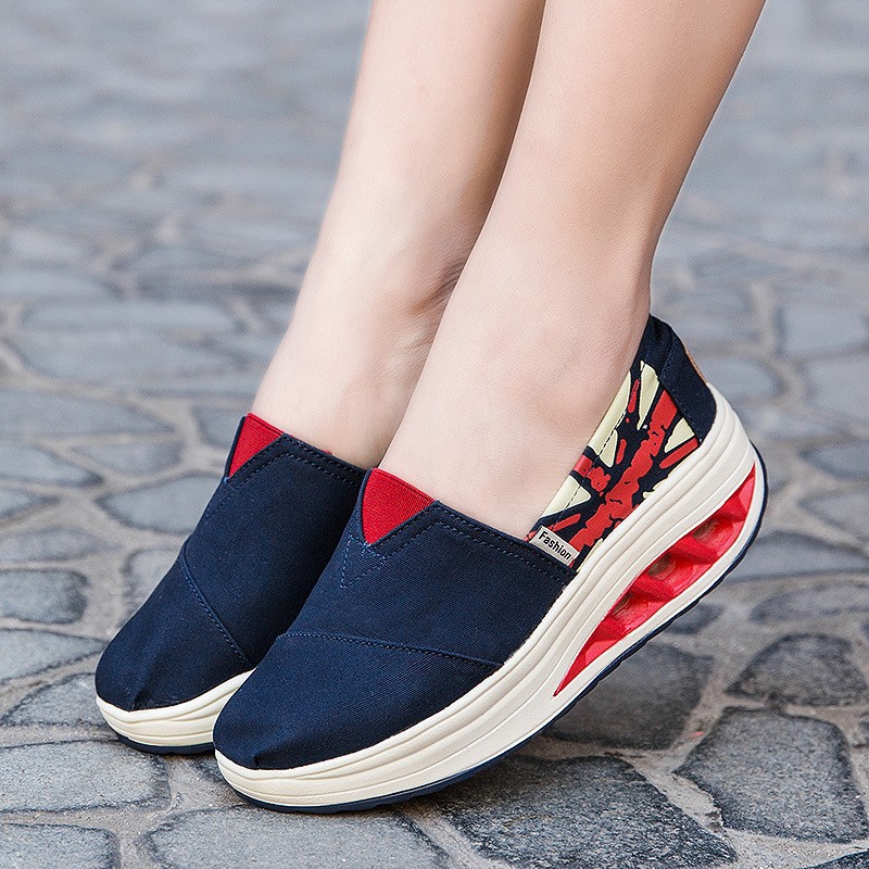 Picture of 2025 foreign trade Amazon spring low-top canvas outdoor women's solid color board shoes one foot single shoe one generation shoe