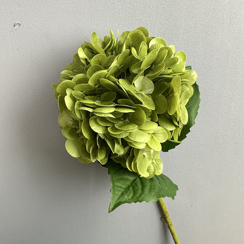 Picture of Artificial Flower 182 Pieces Large Hydrangea High Quality Moisturizing Hydrangea Wedding Floral Decoration Wedding Artificial Flower