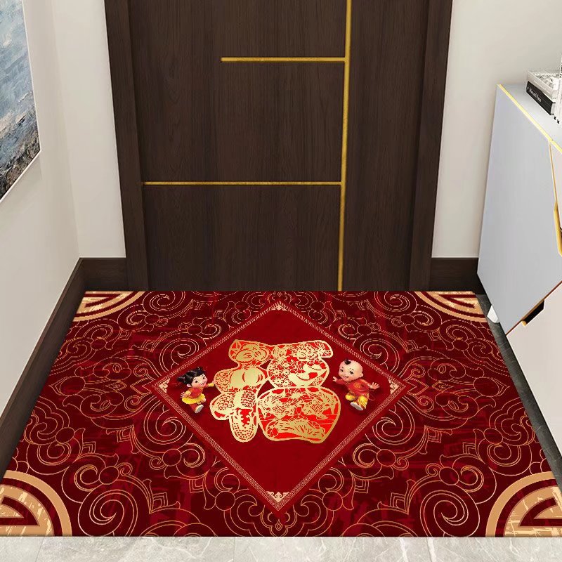 Picture of Chinese-style entrance door mat entrance door mat entrance non-slip mat home carpet entrance door