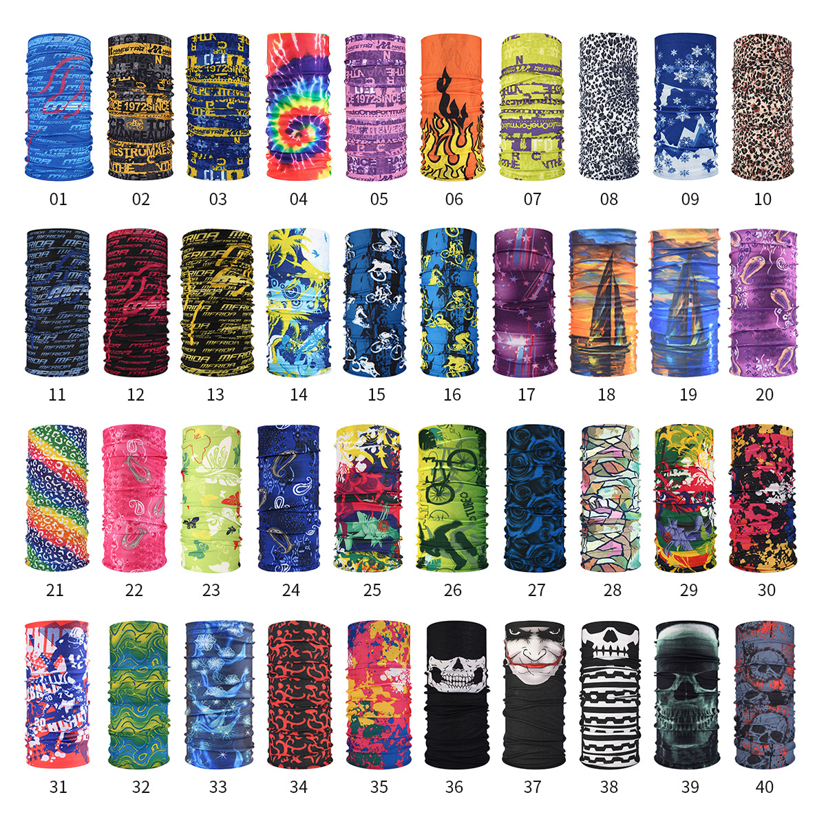 Picture of Magic turban sports scarf fishing outdoor sunscreen men's face scarf summer neck full face mask men's riding women