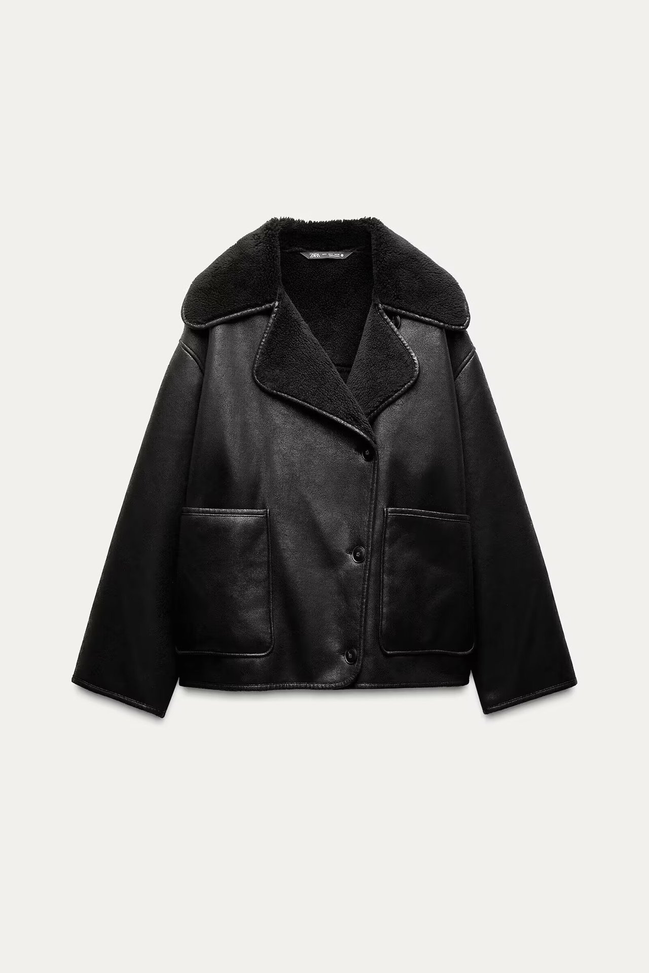 Picture of Cross-border Amazon 2024ZA in stock wholesale autumn women's fashion lapel fur one long sleeve jacket coat