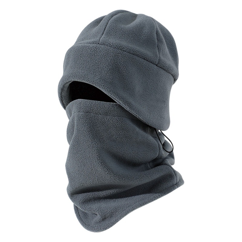 Warm Hat and Scarf Two-Piece Set for Men with Velvet to Keep Warm for Couples Cycling Outdoor Warm Hat Cycling Cold Protection Set