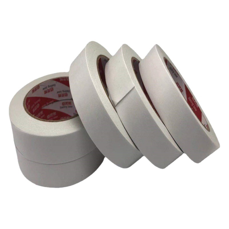 Wholesale Transparent High Viscosity Easy Tear Double Sided Tape Handmade Office Stationery Tape Ultra Thin Translucent Double Sided Tape