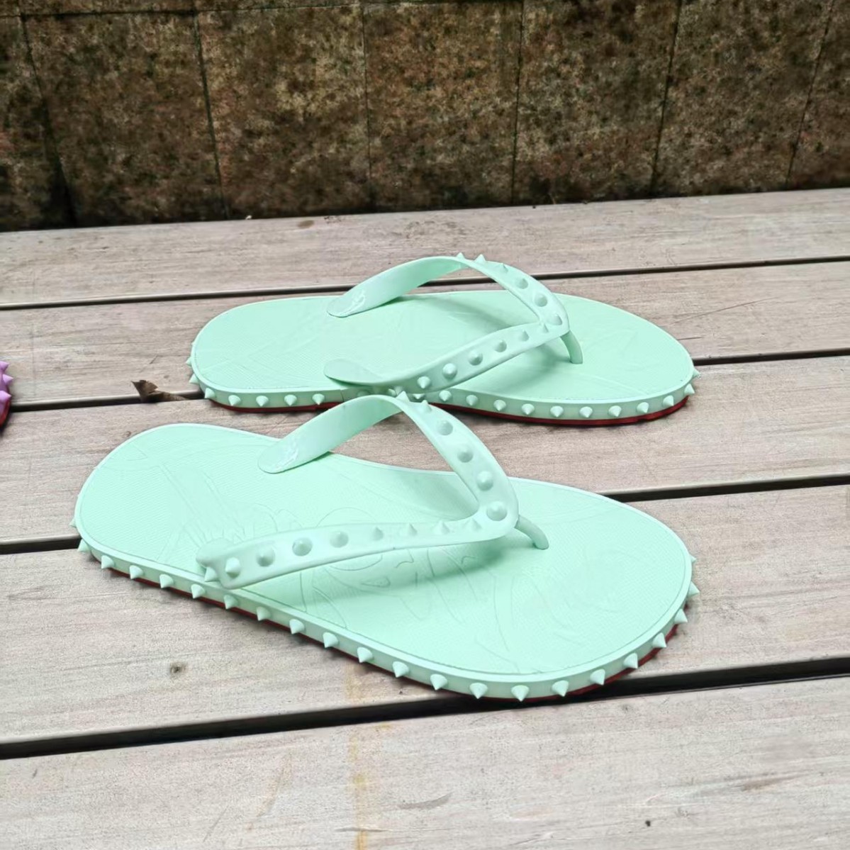 2025 European Station Couple's Flip-Flops Outer Wear Summer Men's and Women's Casual Trendy Personalized Fashion Flip-Flops Slippers