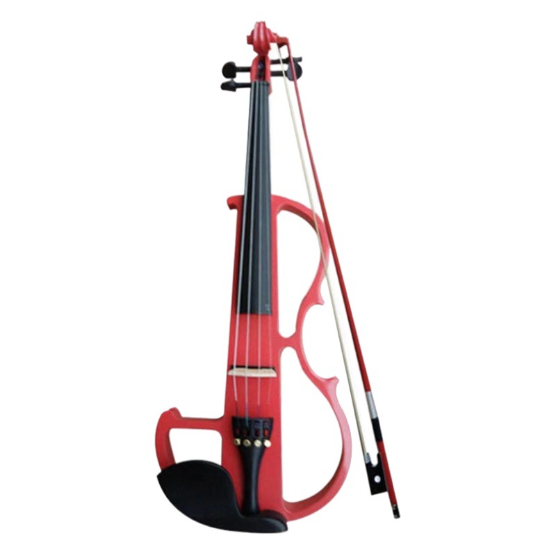 Yan Adult Beginner Playing Black White Electroacoustic Electronic Violin Stage Performance Electric Violin