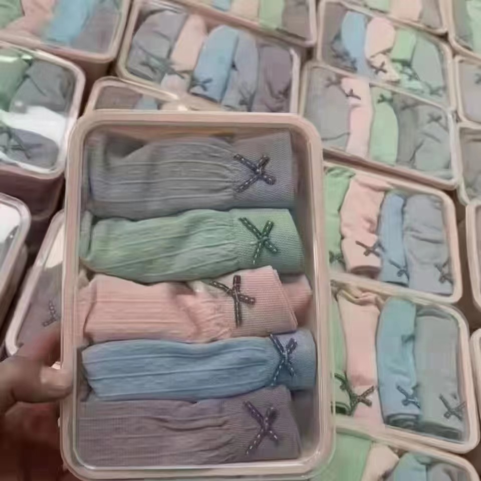A generation of fashion excellent ladies underwear five lunch box girl graphene breathable sexy briefs