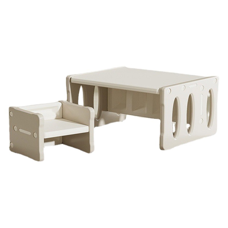 Playing Beautiful Bear Children's Writing Table and Chair Set Baby Multifunctional Toy Learning Table Kindergarten Early Education Game Desk