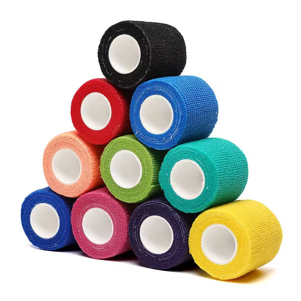 Picture of Self-Adhesive Bandage, Universal Ankle Fixation Elastic Bandage, Pet Leg Bandage, Protective Bandage, Finger Bandage, Muscle Patch