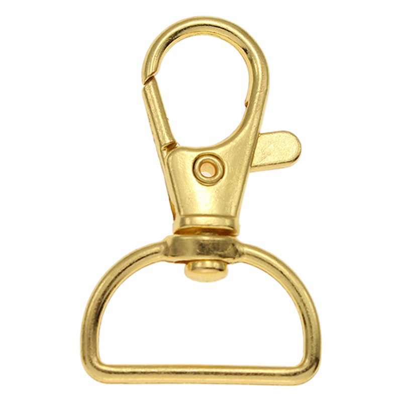 Spot wholesale Amazon hot zinc alloy dog buckle luggage hardware accessories hook bag keychain