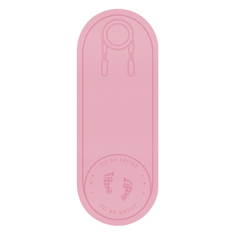 Rope skipping mat sound insulation cushion home indoor fitness rope skipping dance sports cushion mute TPE yoga mat