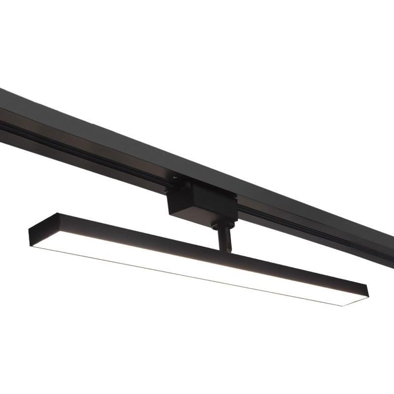 Long strip fill light track lights led clothing store diffuse lights commercial open-fitting spotlights three-line floodlight rail lights