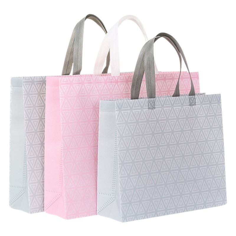 Non-woven tote bag clothing store bag coated environmental protection bag clothing shopping bag gift bag Fashion Women's wholesale