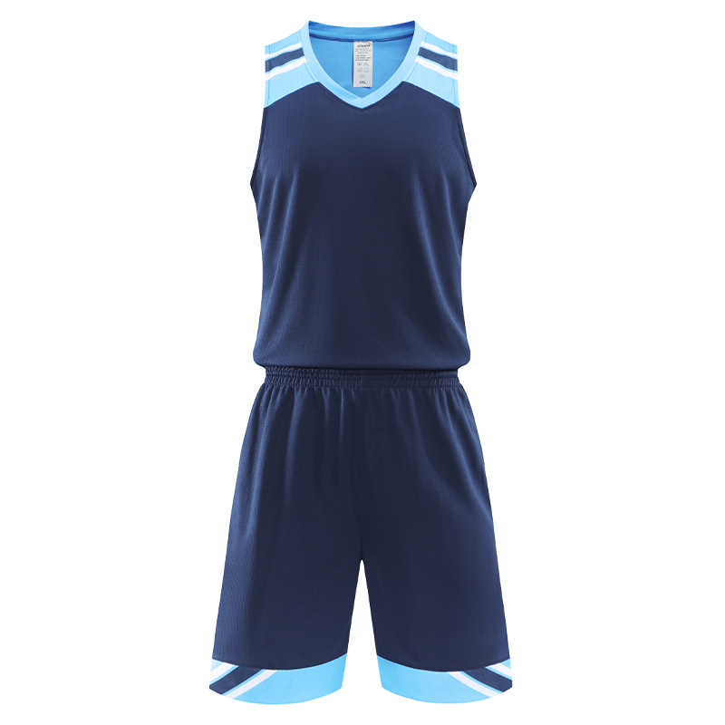 Picture of Men's and women's competition clothes fashionable color-inserted Sports American basketball clothes training clothes printable number logo suit pass