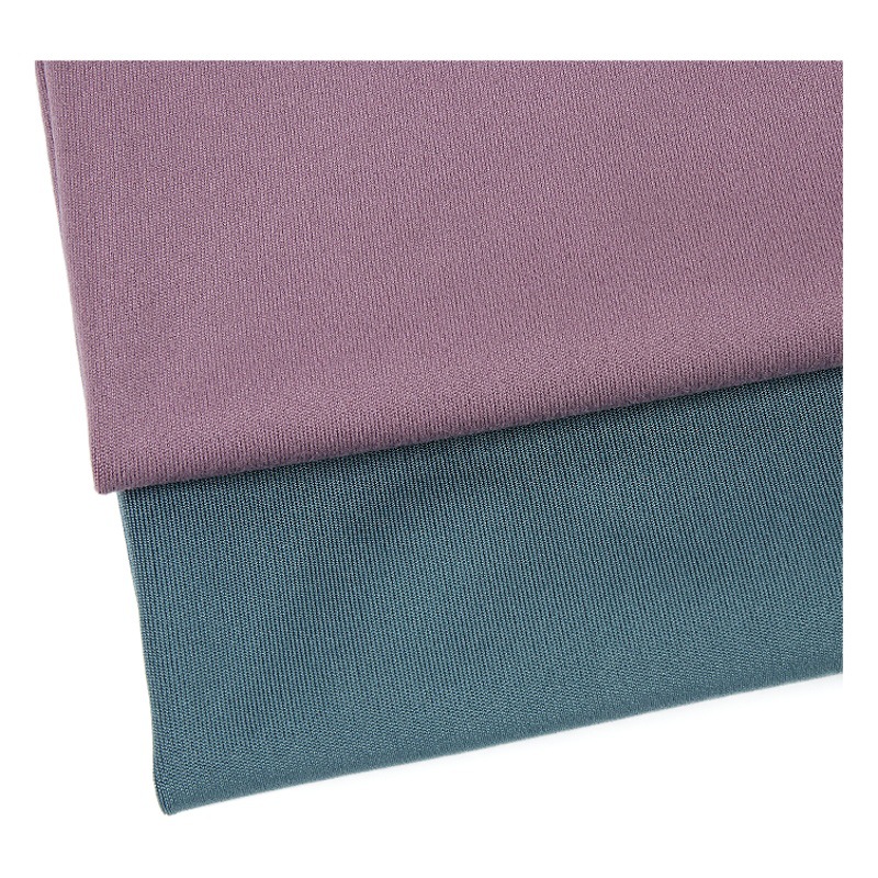 Polyester shark skin single grinding fabric 250g polyester double-sided high elastic fabric sports quick-drying yoga clothing fabric