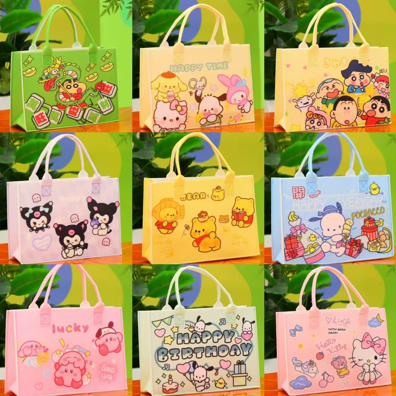 2025 Internet Celebrant Handmade Birthday Banquet Baby Banquet Advanced Feeling Accompanying Gift Bag Handbag Felt Bag