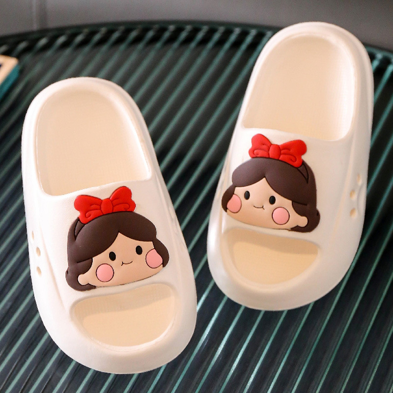 Picture of EVA Children's Slippers Cute Cartoon Boys and Girls Baby Children's Bean Shoes Big Children's Parent-Child Summer Slippers