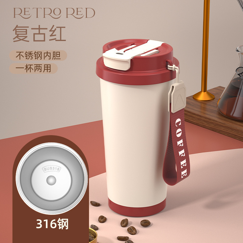 Picture of Intelligent Display Temperature Coffee Cup 316 Stainless Steel Car Vacuum Thermos Cup High Color Value Portable Water Cup for Male and Female Students