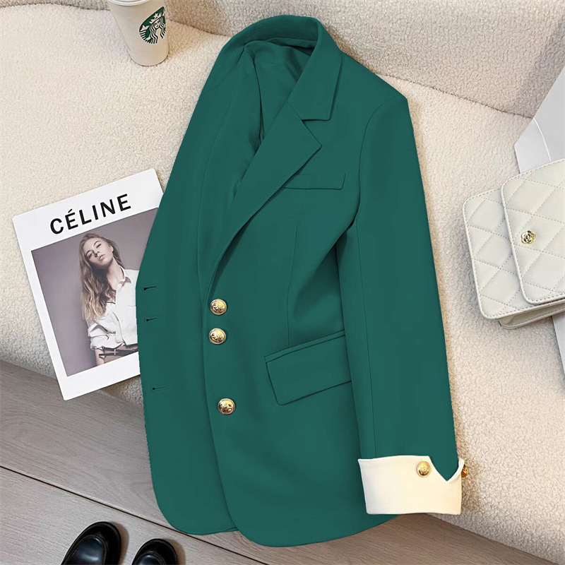 Picture of White Suit Jacket for Women 2025 Spring New Style Casual Elegant Lady High-End Street Style Popular Suit This Year