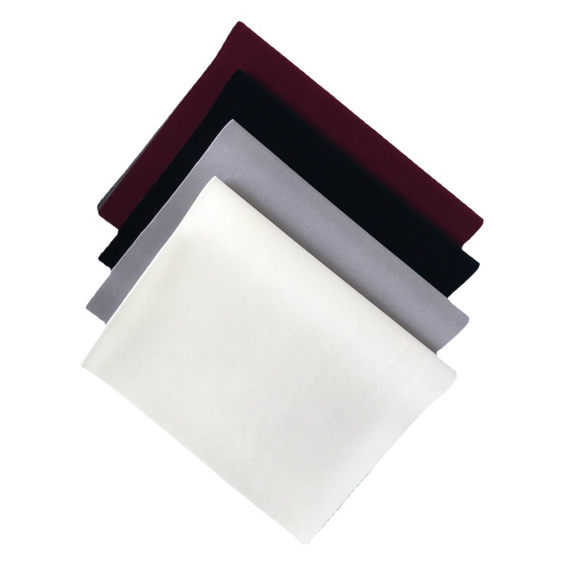 Spot multi-color encryption spunlace bottom nylon long wool flocking cloth jewelry box jewelry box packaging lining single-sided flannel
