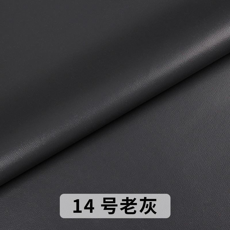 Picture of Yiwu factory nappa grain pu leather whole in stock wholesale leather bed seat luggage sofa artificial leather fabric